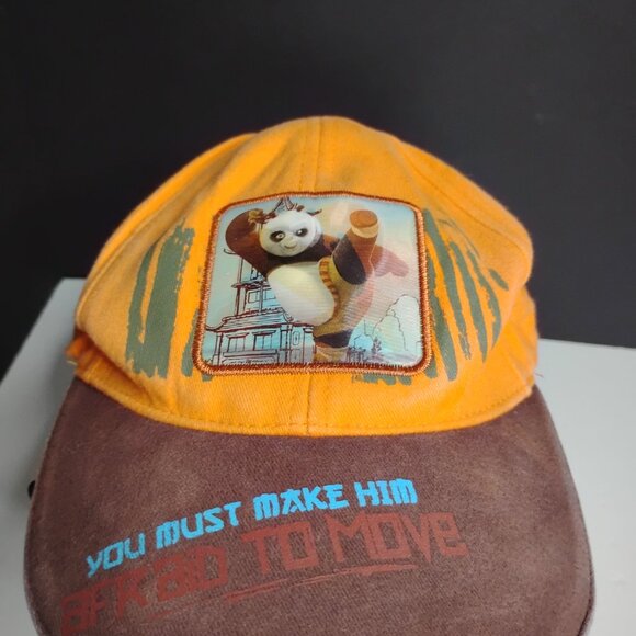 Kung Fu Panda Orange Cap Hat For Kids - Picture 2 of 11